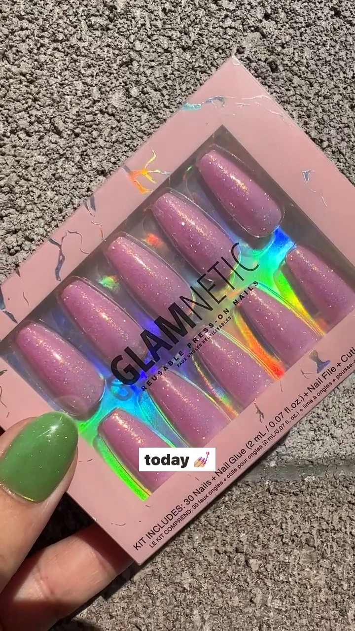 Alright, Babes - these @glamnetic nails are legit AMAZING ✨ I’ve been interested in trying them for a minute since I stopped getting acrylics, and they did not disappoint!

☁️ Each set ranges from $14.99 - $19.99
☁️ Adhesive Nail Tabs $9.99
☁️ Brush-On Nail Glue $6.99 (works really well!)
☁️ Customizable Clippers $11.99

I will 100% continue buying these until my nails get a little stronger, and I’ll be trying the tabs for the pink glitter set next 💅🏼 I’ll keep you posted on those ✨

#LTKFind #LTKunder50 #LTKbeauty