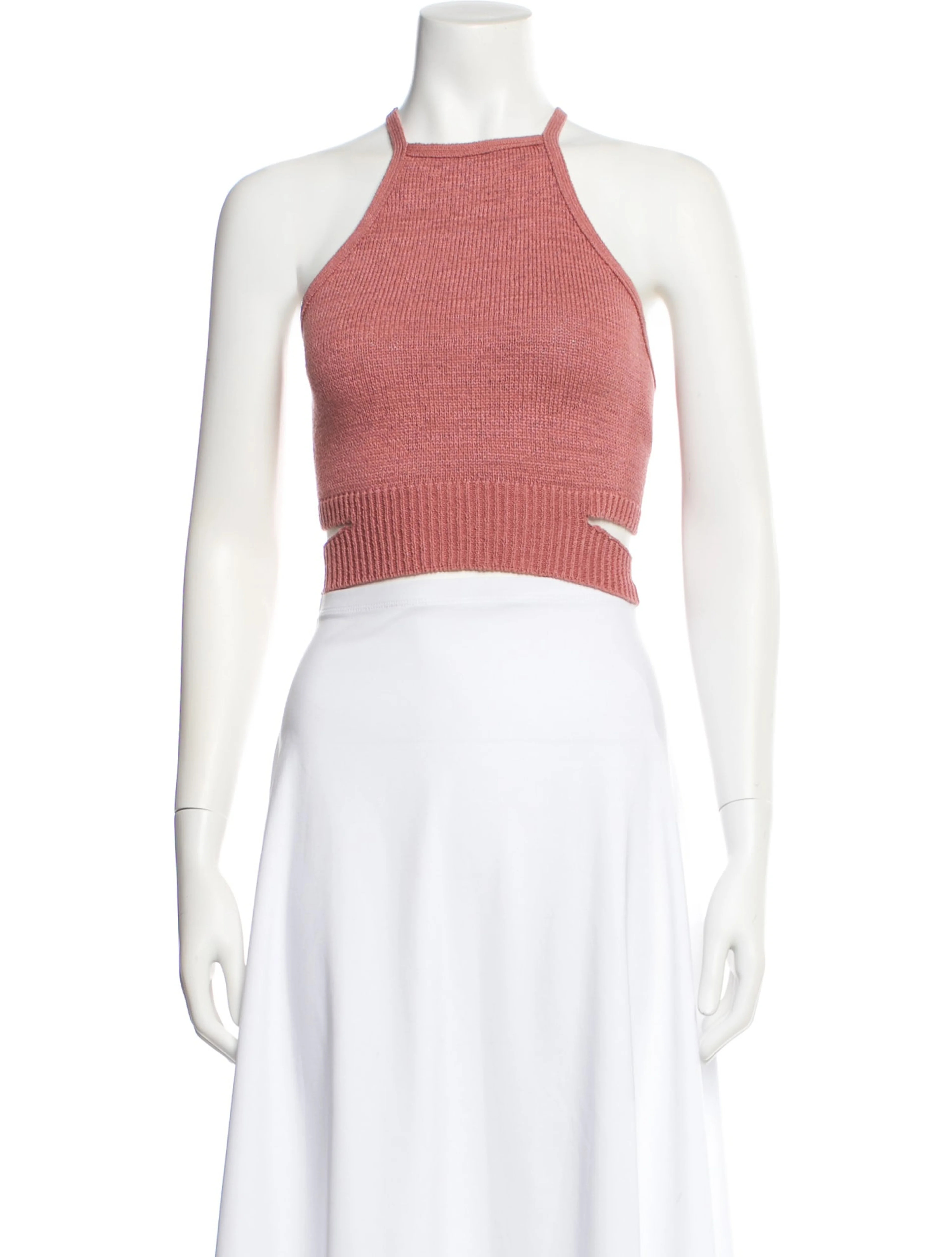 Halterneck Sleeveless Crop Top | The RealReal
