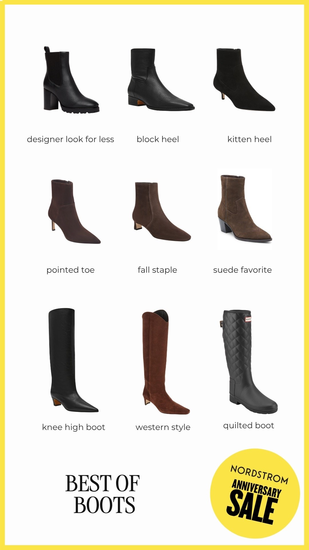 Nordstrom anniversary sale best of boots!