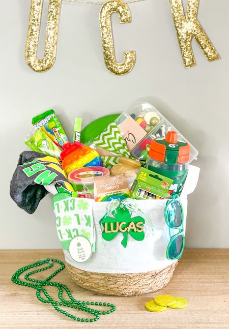 Lucky Basket - green inspired gift ideas for St Patrick’s Day

#LTKSeasonal #LTKkids #LTKunder50