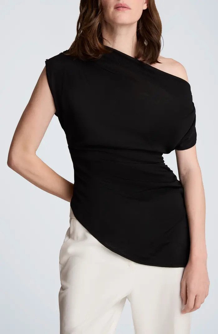 Kenneth Cole Asymmetric Hem One-Shoulder Sweater | Nordstrom | Nordstrom