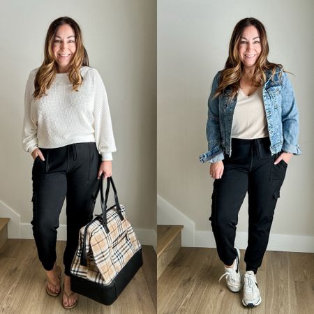 Casual Travel Outfit
Use code RYANNE10 for 10% off Gibsonlook items

Fit tips: tee tts, L // Joggers run a bit tighter in waistband, L // sweater tts, L

Casual outfit  everyday outfit  jean jacket  joggers  everyday outfit  spring fashion  

#LTKover40 #LTKtravel #LTKmidsize