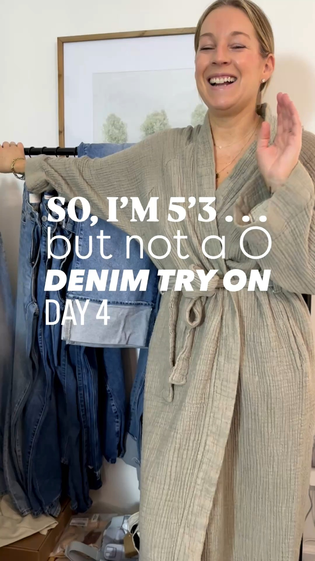 Day 5 of trying on all my denim!
In order:
Paige tts: 29 regular 
Oak + Fort l: M but need a small
Agolde: tts 29 regular 
Abercrombie: tts 29 regular
J.Crew Factory: tts 29 Classic

#LTKPetite #LTKMidsize #LTKgrwm