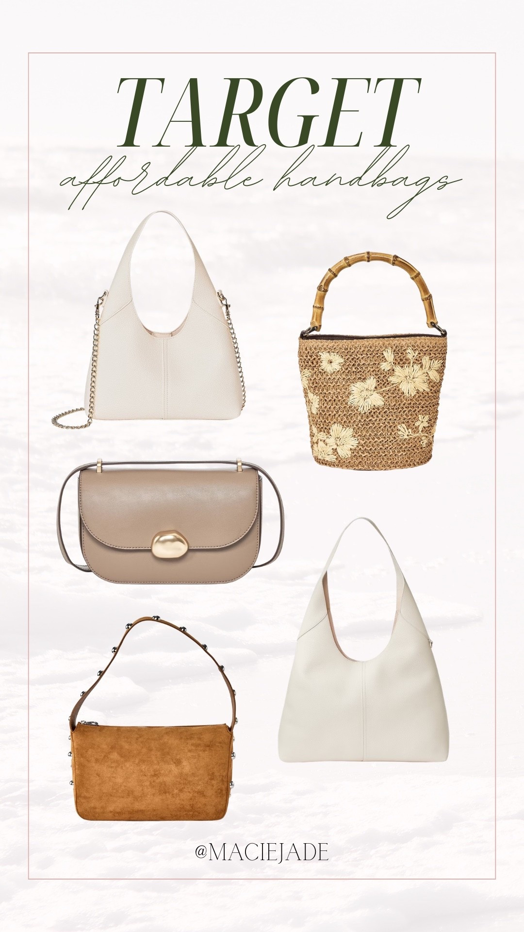 Affordable handbags at Target!👛💞 target handbags, handbags for her, spring purses, spring handbags 

#LTKspringtrends #LTKspring #LTKSeasonal