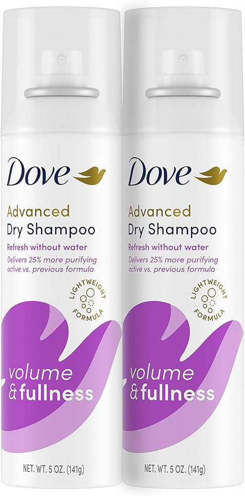 Dove Dry Shampoo Volume & Fullness 2 Count for Oily Hair for Refreshed Hair 5 oz | Amazon (US)