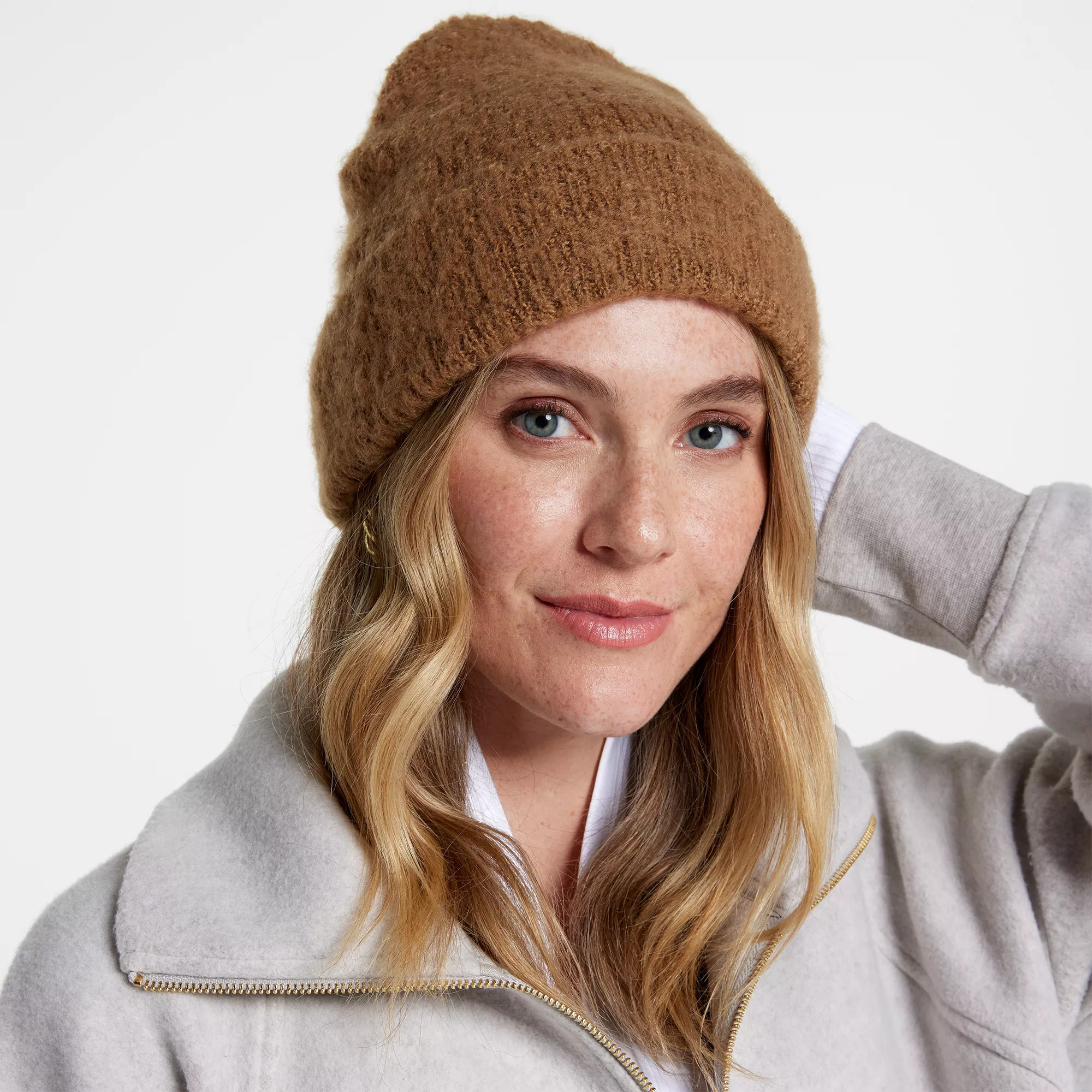 CALIA Women's Brushed Beanie, Tan Brown | DICK'S Sporting Goods