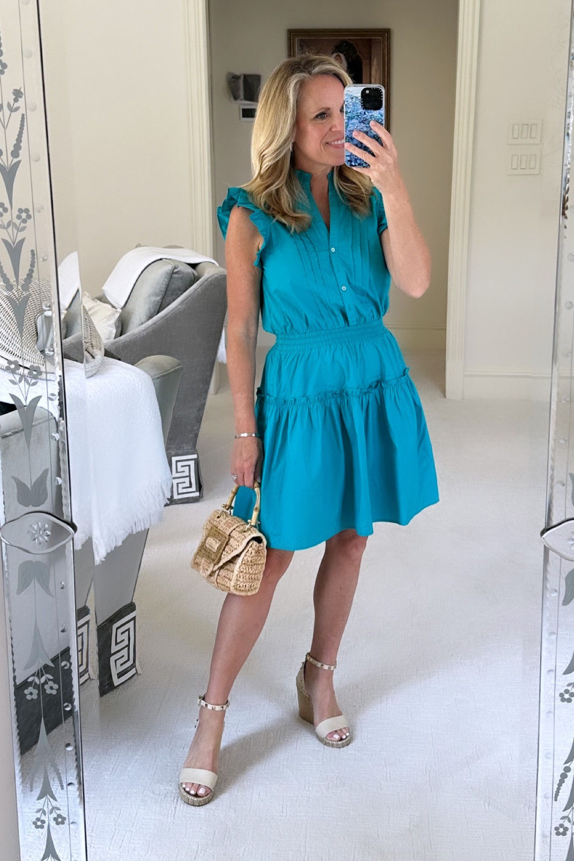 The best selling dress of last summer is back! The Dominique from Avara is under $100 and summer perfection! Great for travel, because you can dress it up with great wedges, or wear it sightseeing with sneakers. Available in small, medium and large. I am wearing a size small. I am 5‘2“ tall for size reference.

#LTKover40 #LTKstyletip #LTKfindsunder100