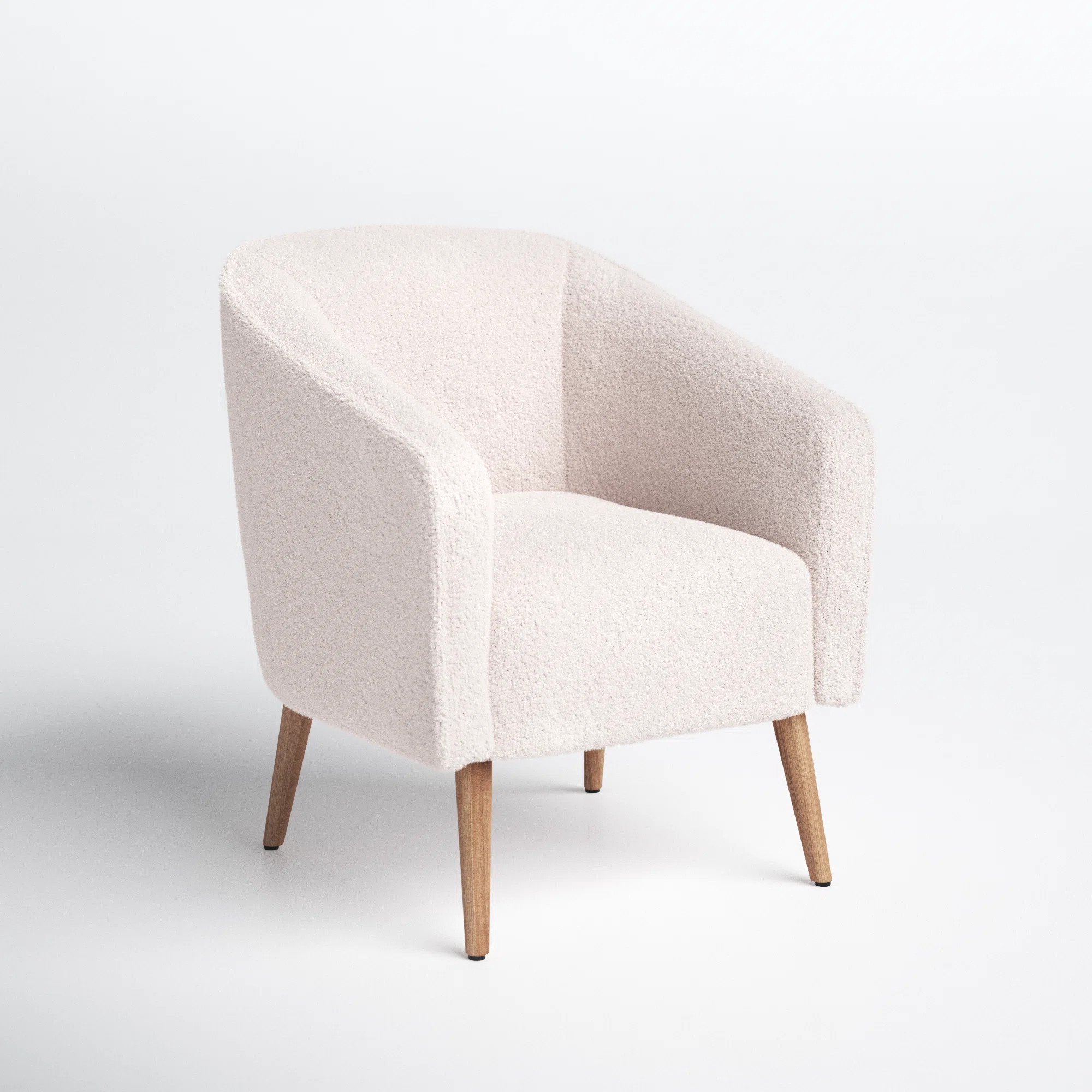 Schooley 26" Wide Polyester Barrel Chair | Wayfair North America