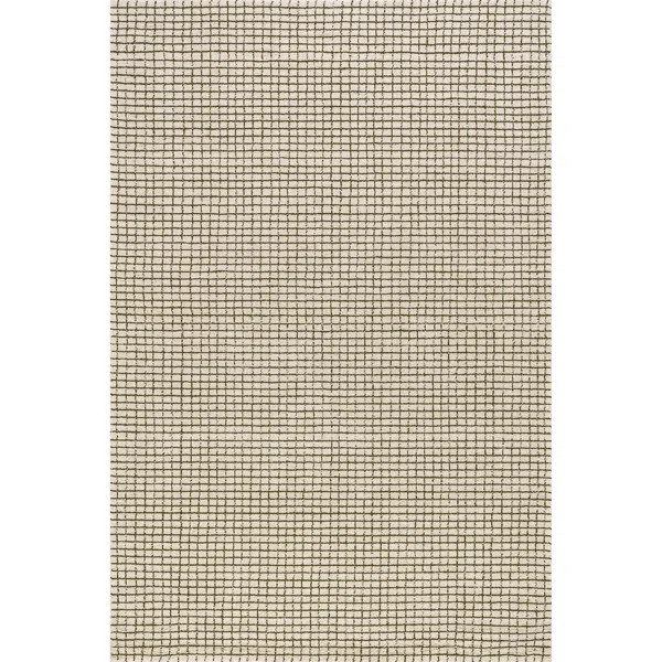 Melrose Checked Wool Area Rug | Wayfair North America