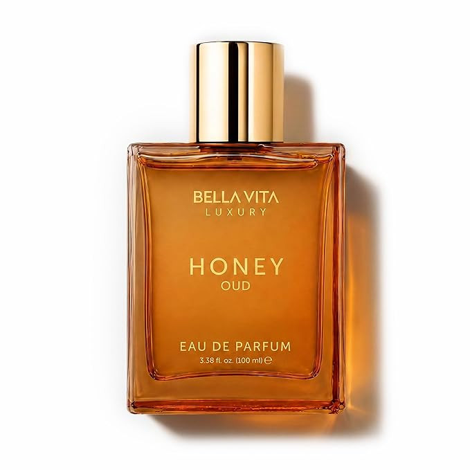 BellaVita Luxury Honey Oud Eau de Parfum | 100 ml | Unisex Perfume | Long-lasting Eau de Parfum p... | Amazon (US)