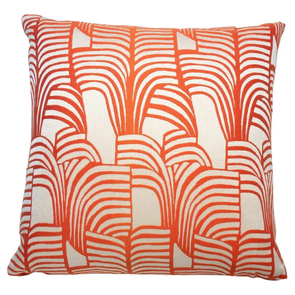 Hermes Pillow Zebrures, Orange Backing | 1stDibs