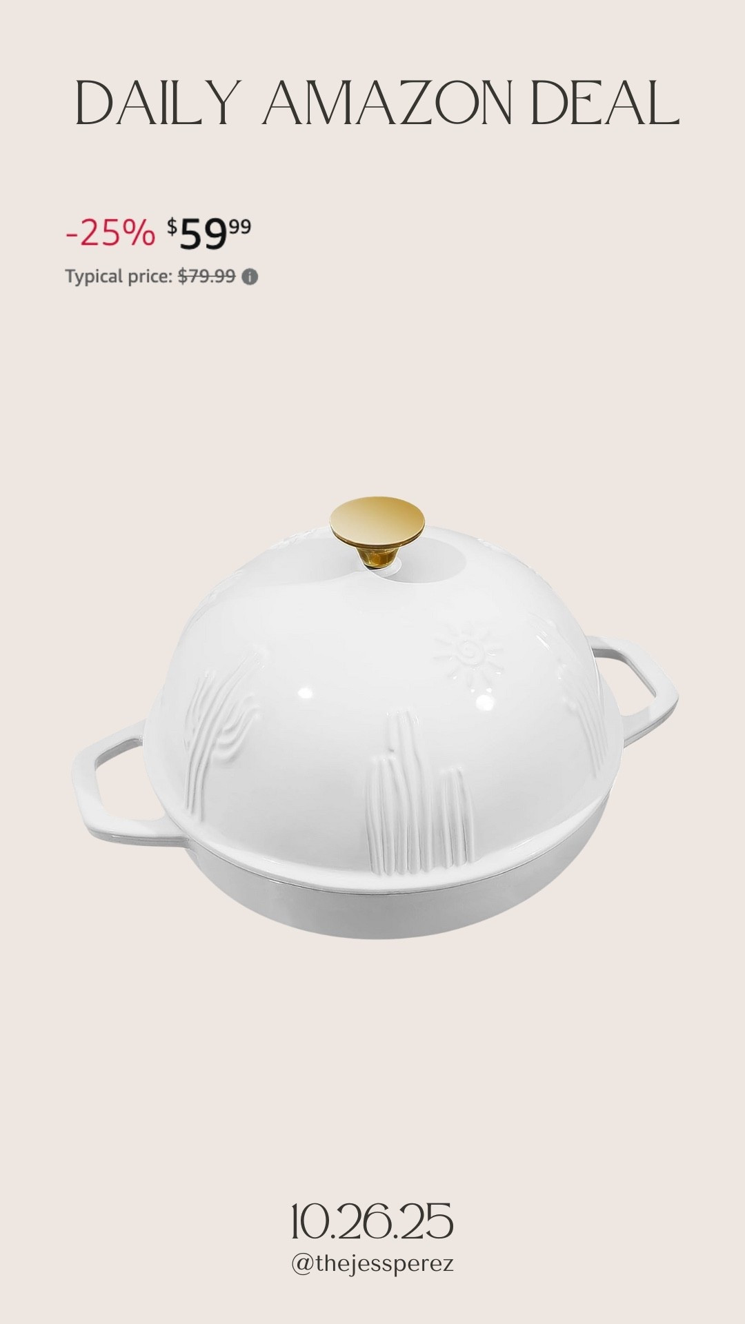 Daily Amazon deal: cast iron bread Dutch oven 

Sourdough / bread making / tradwife / bread / baking 

#LTKSaleAlert #LTKHome