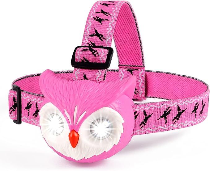 DX DA XIN Pink Owl Headlamps for Kids Stocking Stuffers Christmas Gifts for 3-10 Years Old Boys G... | Amazon (US)