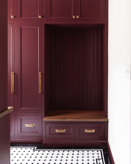 Moody modern traditional mudroom 🐶

#LTKfamily #LTKstyletip #LTKhome