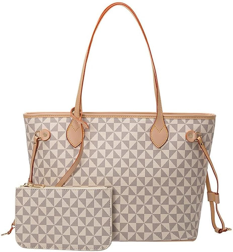 BTYAW Handbags for Women Designer Fashion Purses Top Handle Satchel Shoulder Bags 2pcs with Small... | Amazon (US)