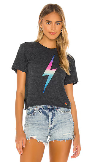 Bolt Boyfriend Tee in Rainbow Pink | Revolve Clothing (Global)
