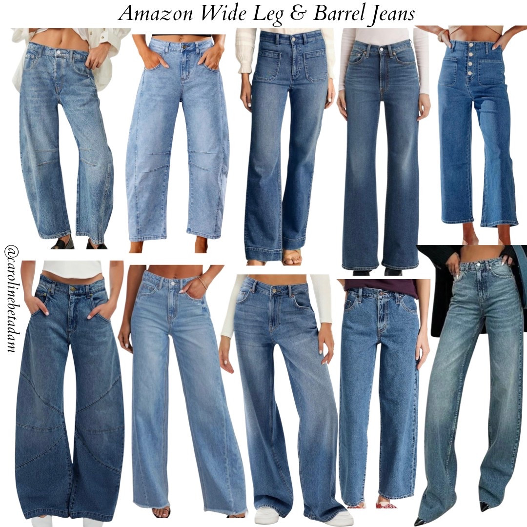 Wife Leg & Barrel Jeans From Amazon! 

#LTKSeasonal #LTKStyleTip