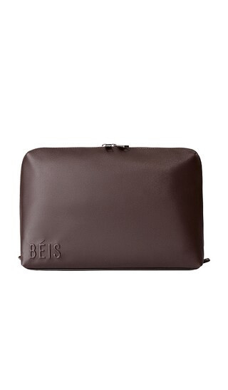 BEIS The Large Cosmetic Pouch in Espresso. | Revolve Clothing (Global)