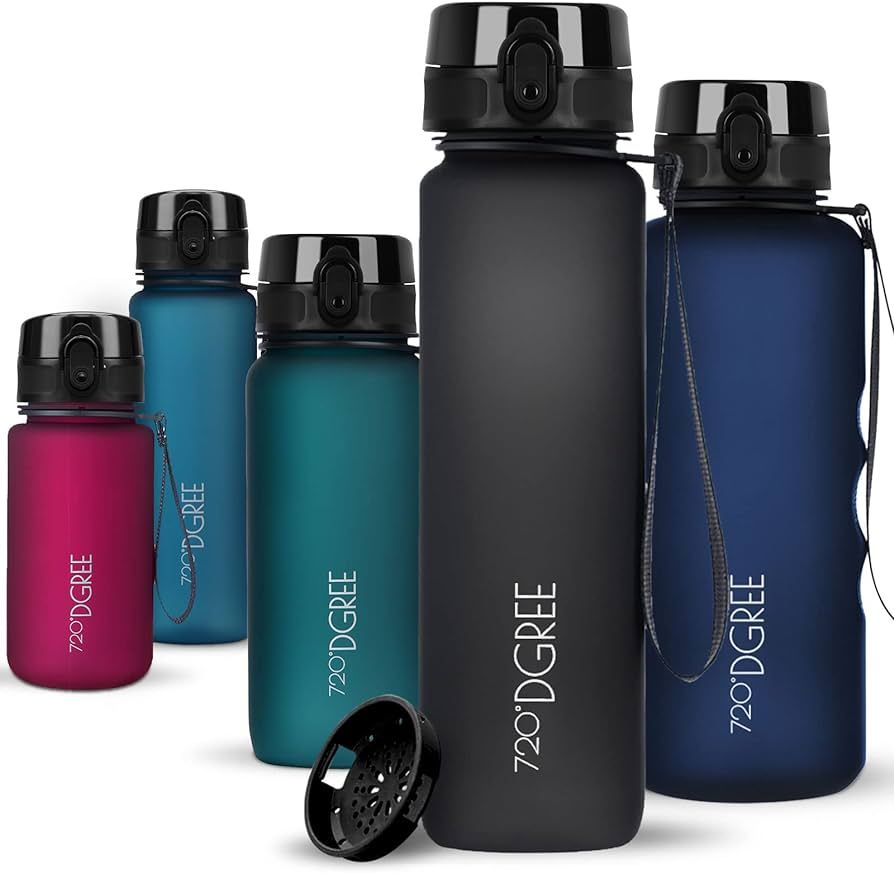 720°DGREE Trinkflasche 1l Sport “uberBottle“ softTouch +Sieb - BPA-Frei - Wasserflasche für... | Amazon (DE)