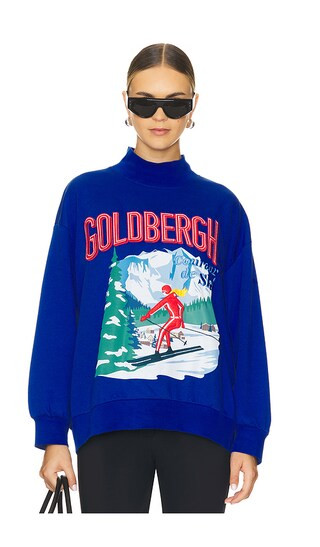Goldbergh La Montagne Sweater in Blue. - size M | Revolve Clothing (Global)