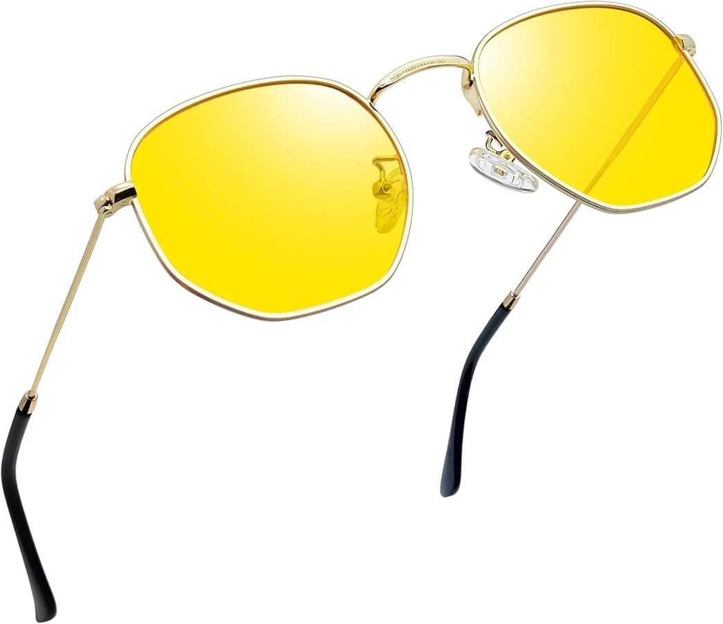 Joopin Vintage Round Sunglasses for Women, Retro Trendy Polarized Sun Glasses UV400 Protection, C... | Amazon (US)