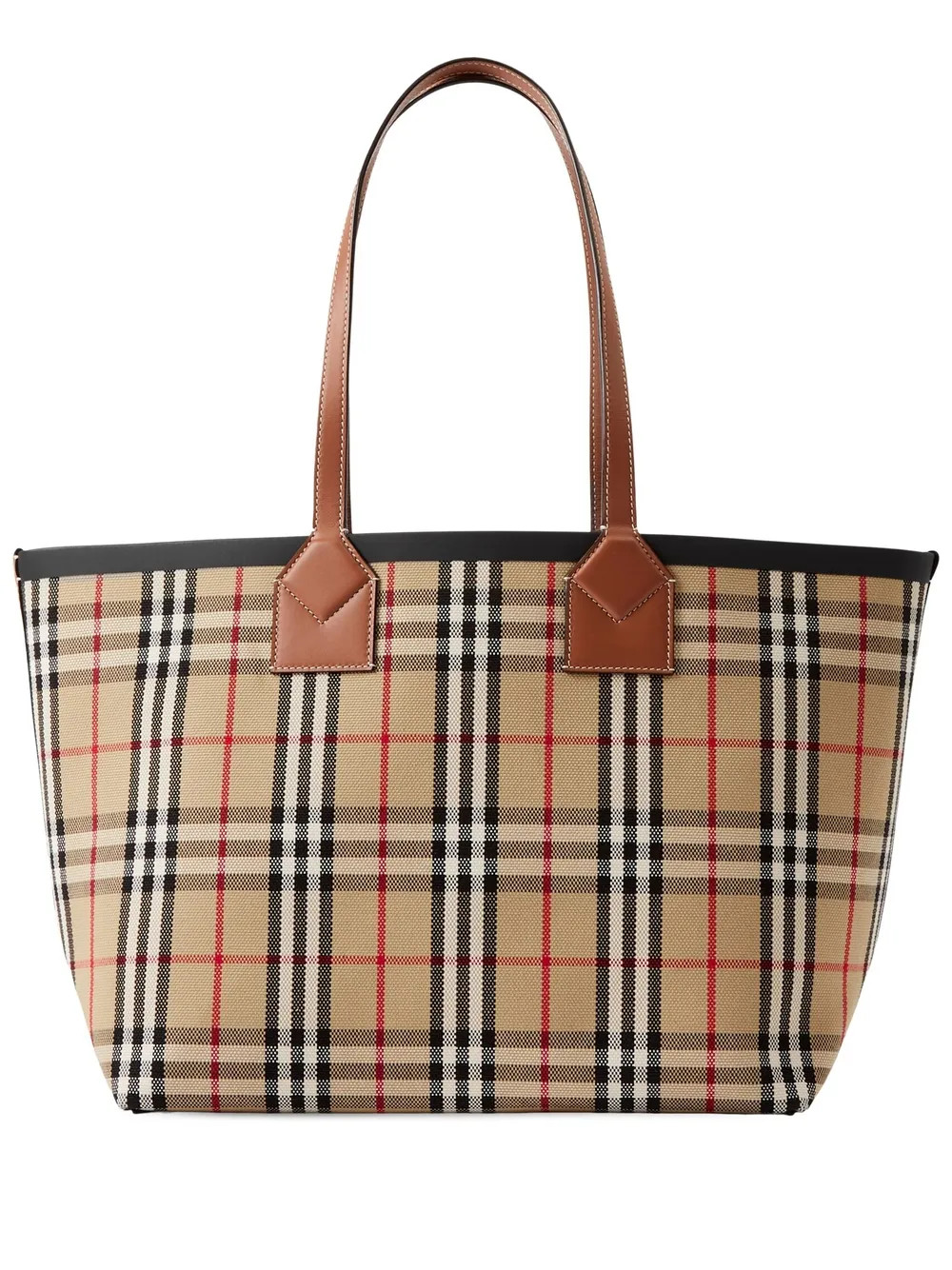 Burberrymedium London check-pattern tote bag | Farfetch Global