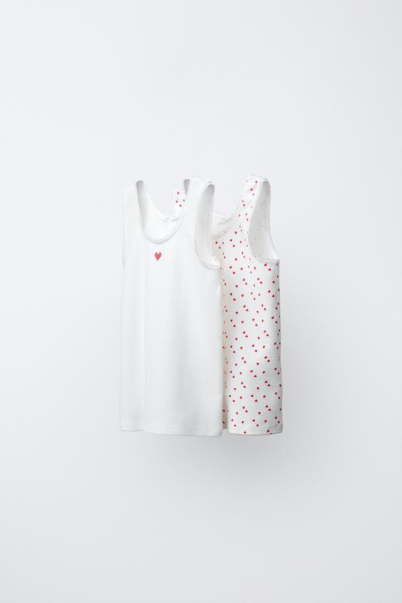 TWO-PACK OF HEART T-SHIRTS | Zara US