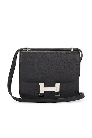 FWRD Renew Hermes Epsom Constance 18 Shoulder Bag in Black from Revolve.com | Revolve Clothing (Global)