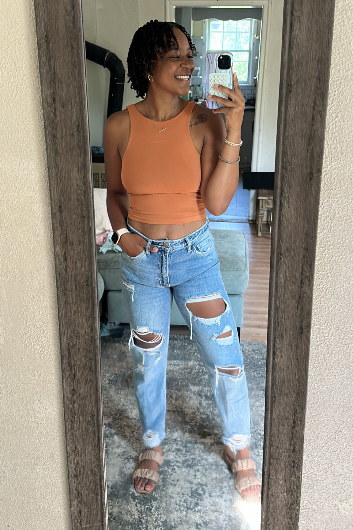 Buy mom jeans outfits summer Clearance Black Friday