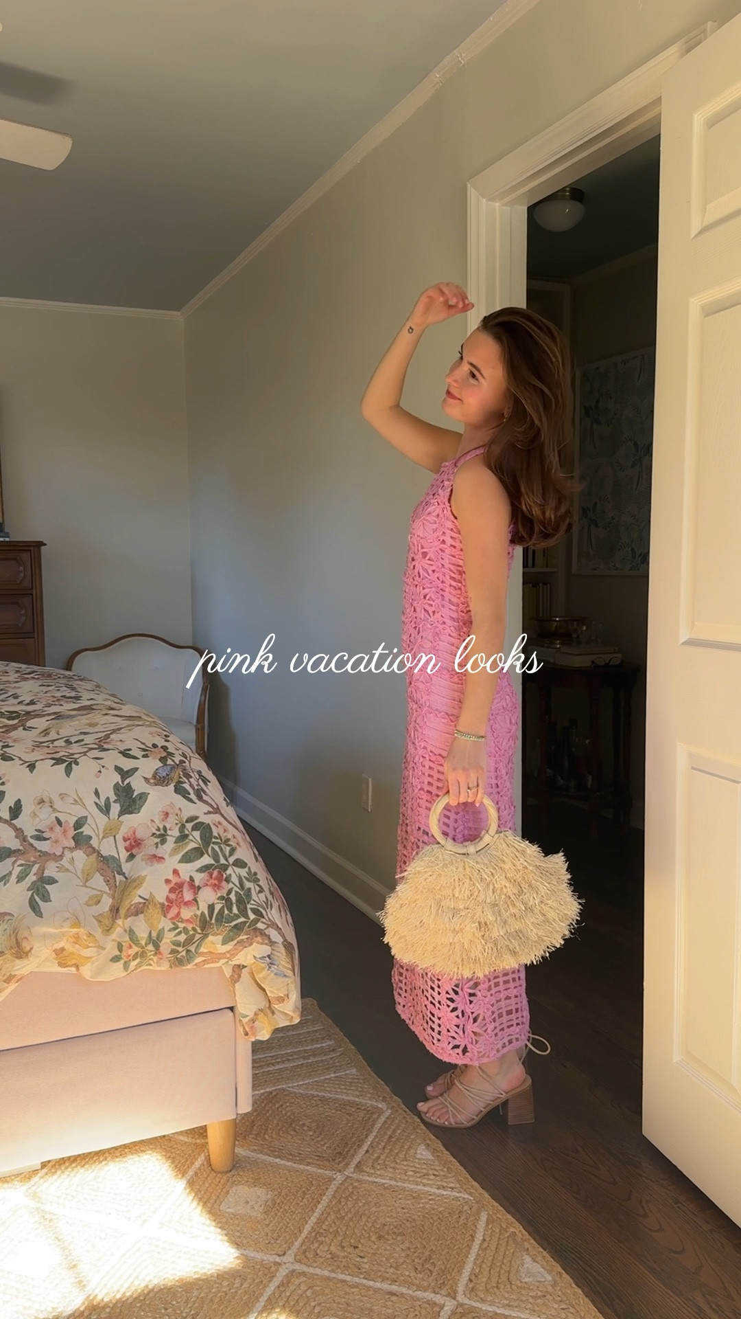 pink resort wear dresses you’ll love for February & March! 🤍  wearing my usual size (xs/2) in the textured one, and one size down in the one shoulder. I’m 5’2”. The second one needs a nude slip. #resortwear #dresses #pinkdress #vacation #vacationdress #pinkdress #pinkoutfit #coastalstyle #grandmillennialstyle #resortdress 

#LTKValentine #LTKTravel #LTKSeasonal