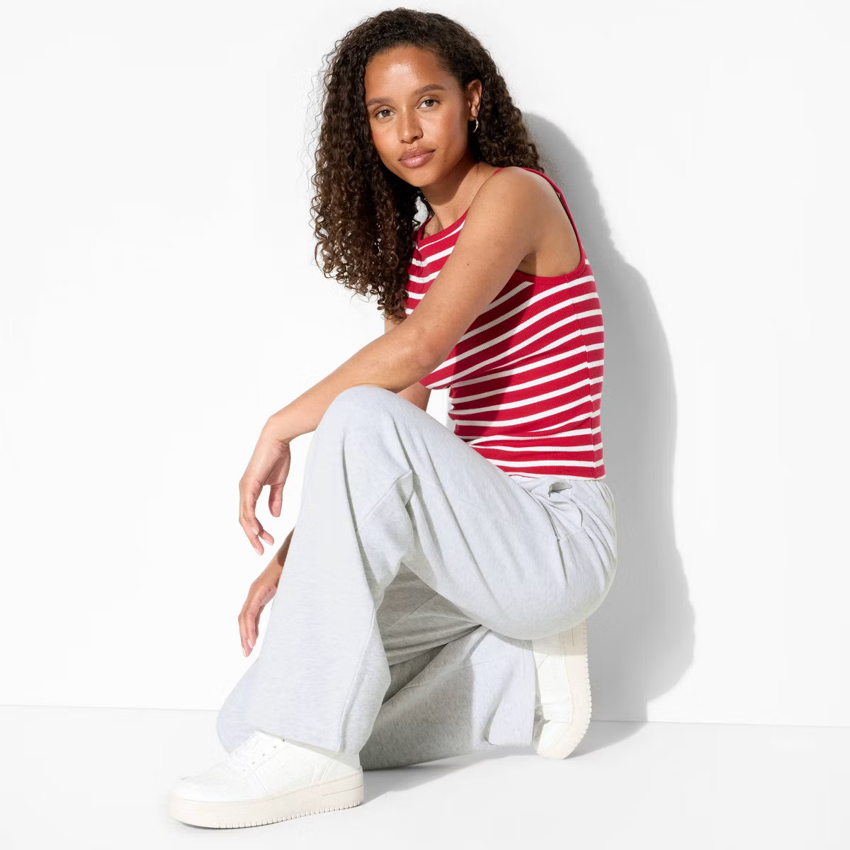 Women's Mid-Rise French Terry Sweatpants - Wild Fable™ | Target