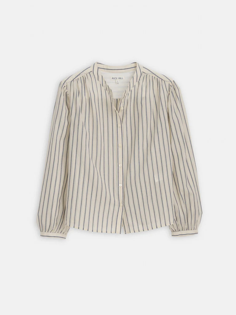 Ali Striped Top in Cotton Voile | Alex Mill