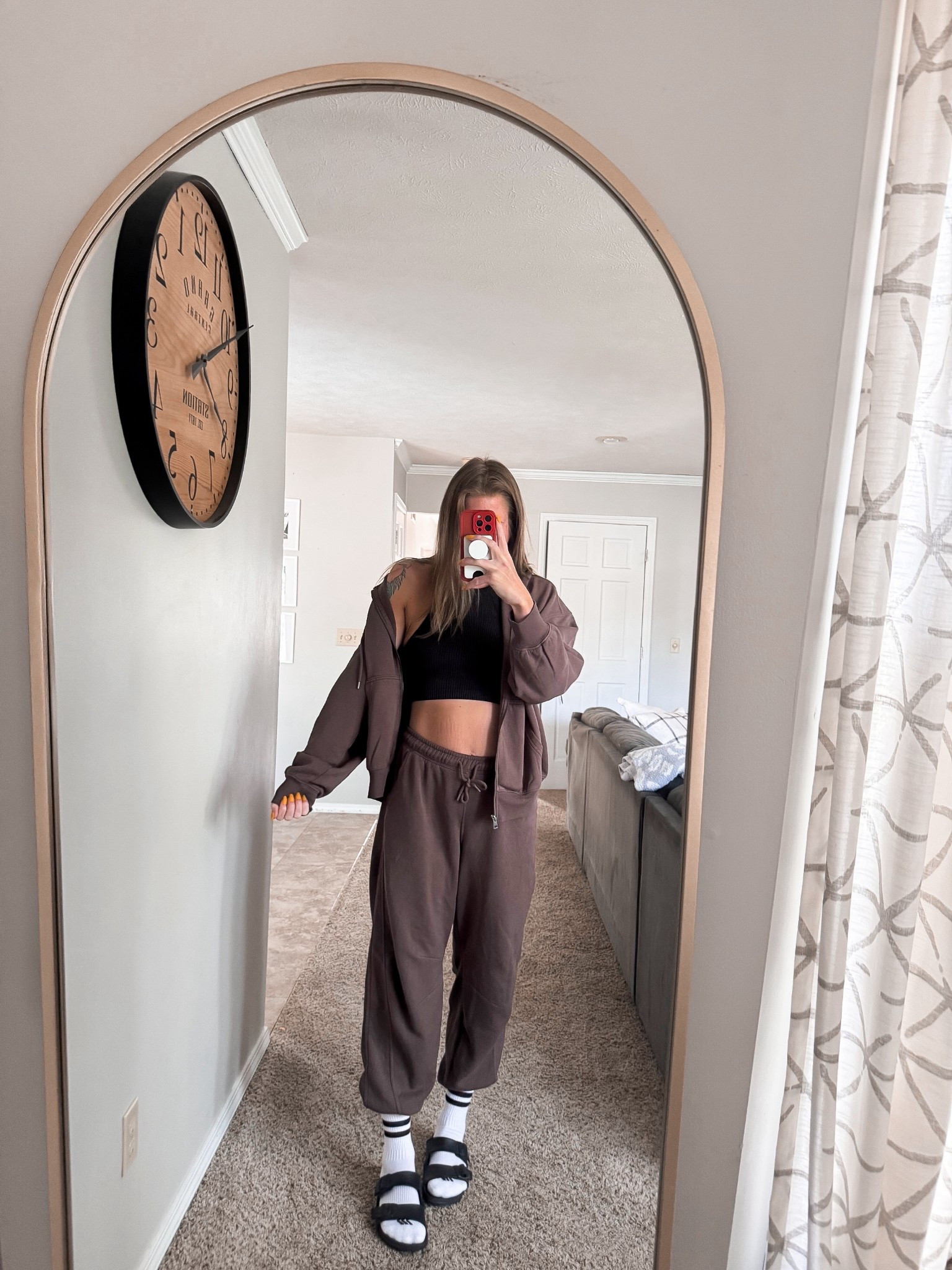 Today’s cozies were effing C. O. Z. Y.  Available in multiple colors 
#targetfinds #loungewear #comfy 

#LTKStyleTip #LTKFindsUnder50 #LTKActive