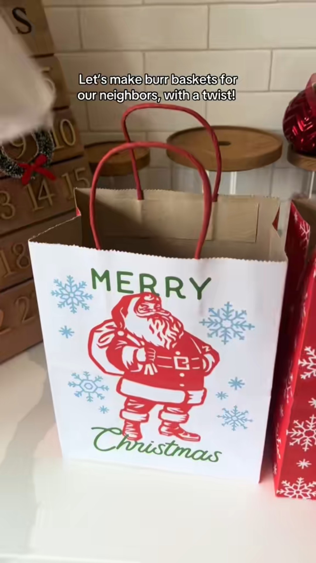 Making burr baskets for our neighbors! 

#LTKHoliday #LTKGiftGuide