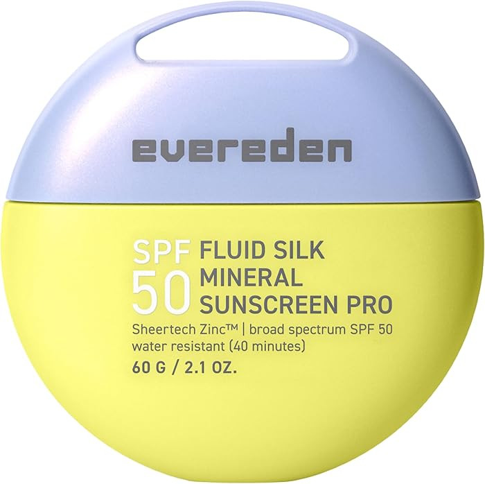 Evereden SPF50 Fluid Silk Mineral Kids Sunscreen: Clean Cooling Non-Nano UVA, UVB, & IR Protectio... | Amazon (US)