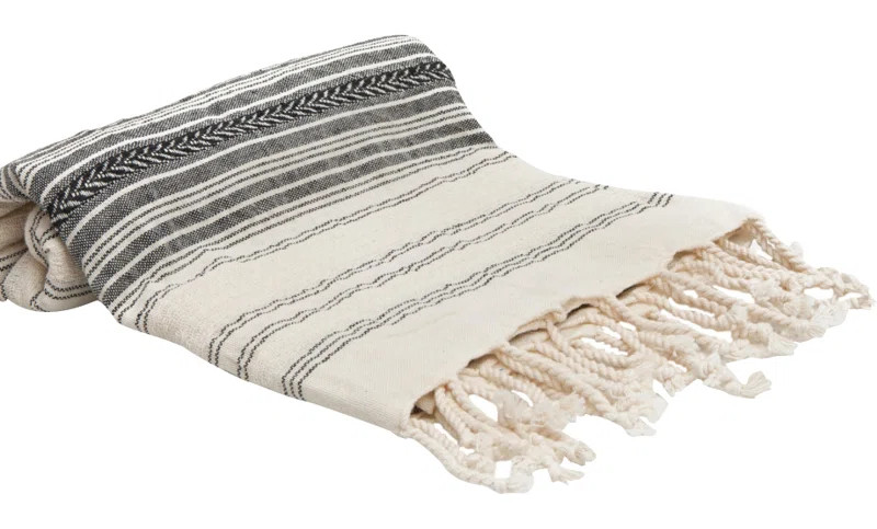 Zavier Hand Woven Turkish Cotton Bath Towel | Wayfair North America