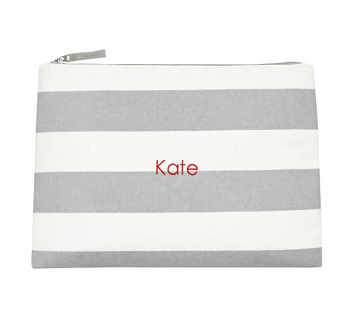 Mark & Graham x pbk Wet/Dry Bags, Grey Rugby Stripe | Pottery Barn Kids