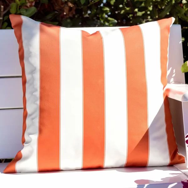 Moraga Striped Indoor/Outdoor Reversible Throw Pillow | Wayfair North America