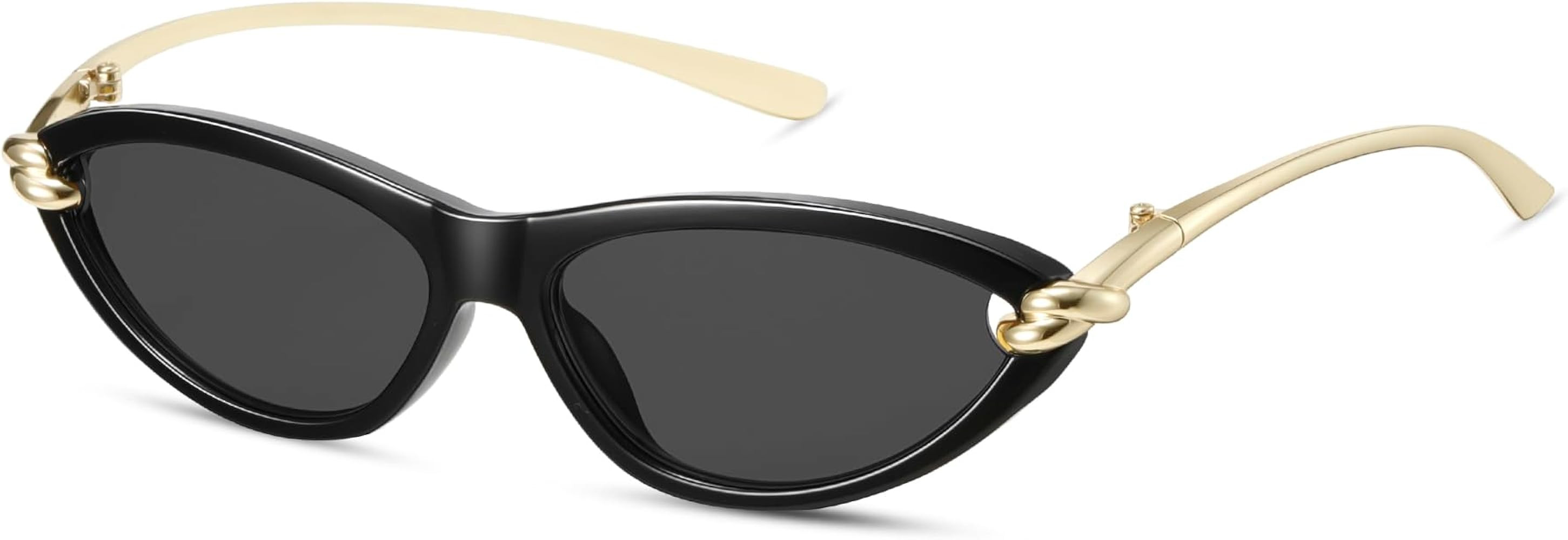 Retro Oval Cat Eye Sunglasses for Women Y2k Small Cateye Sun Glasses Womens Trendy 90s Designer N... | Amazon (CA)