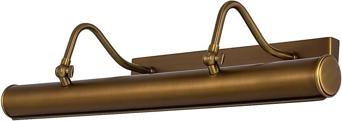 23" Brass Picture Light for Wall - Wall Mounted Solid Brass Art Light for Paintings, Frames Mirro... | Amazon (US)