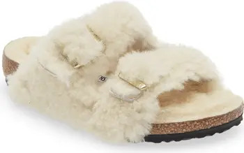 Kids' Arizona Genuine Shearling Slide Sandal | Nordstrom