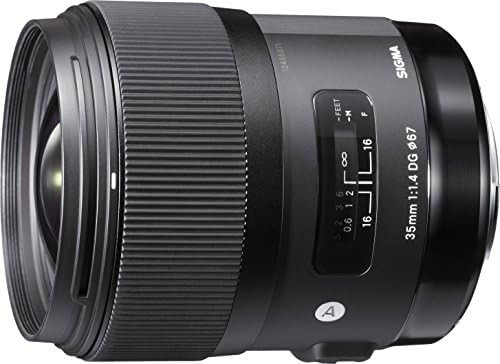 Sigma 35mm F1.4 Art DG HSM Lens for Canon, Black, 3.7 x 3.03 x 3.03 (340101) | Amazon (US)