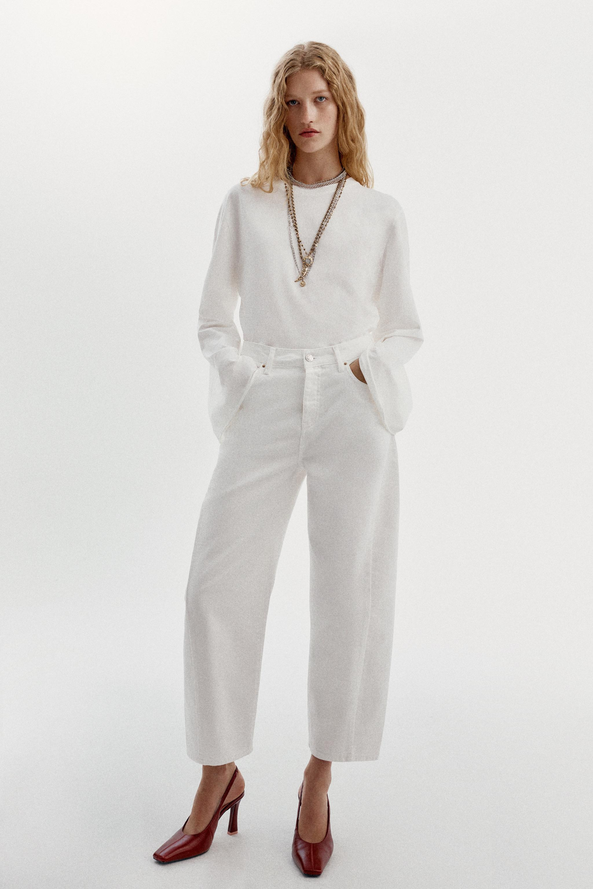 Z1975 HIGH-RISE BARREL JEANS | Zara US