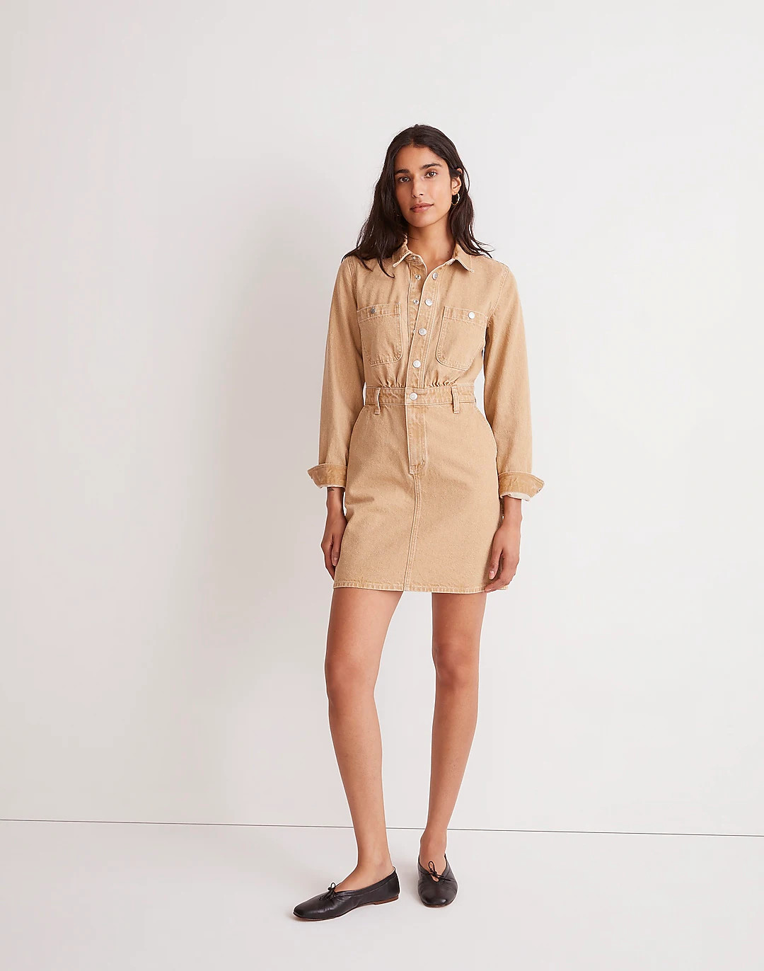 Carpenter Mini Dress: Garment-Dye Edition | Madewell
