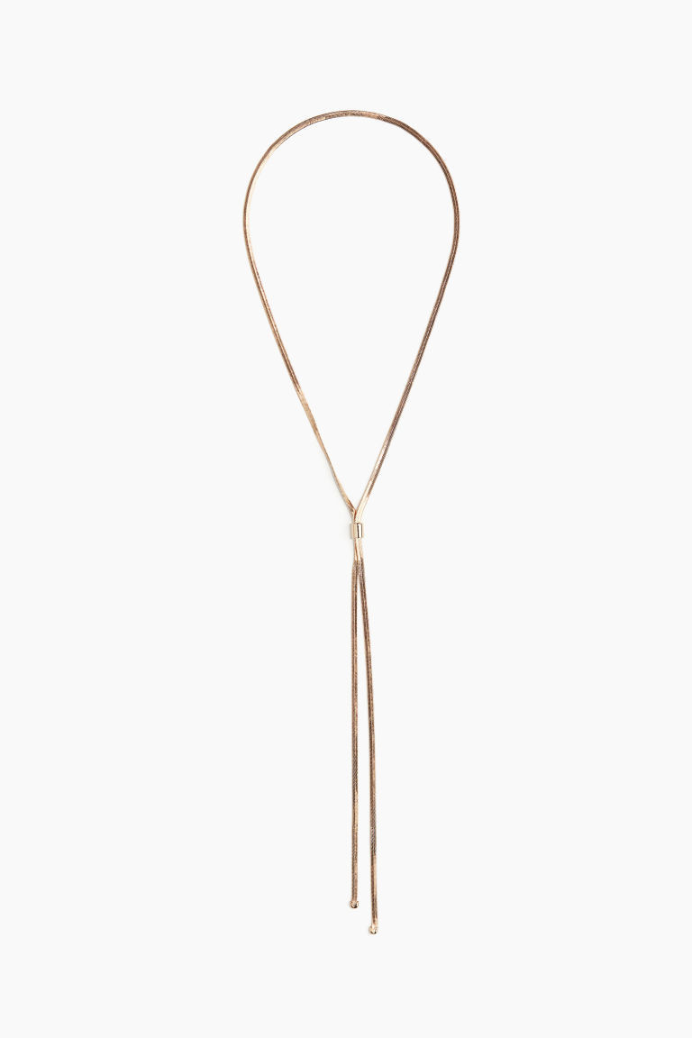 H & M - Lariat Necklace - Gold | H&M (US + CA)