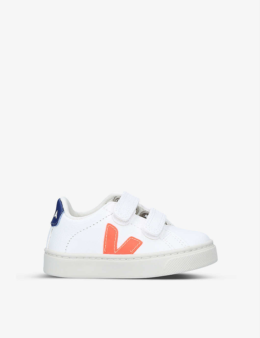 Esplar logo-embroidered leather trainers 3-5 years | Selfridges