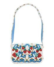 Beaded Strawberry Print Handbag | TJ Maxx