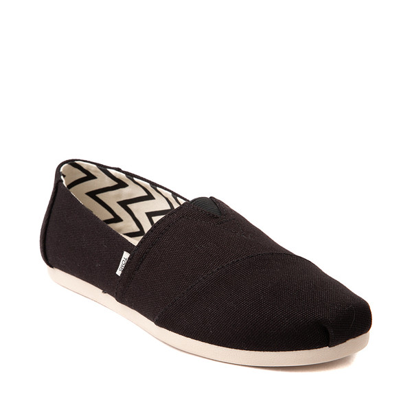 Womens TOMS Alpargata Slip-On Casual Shoe - Black | Journeys