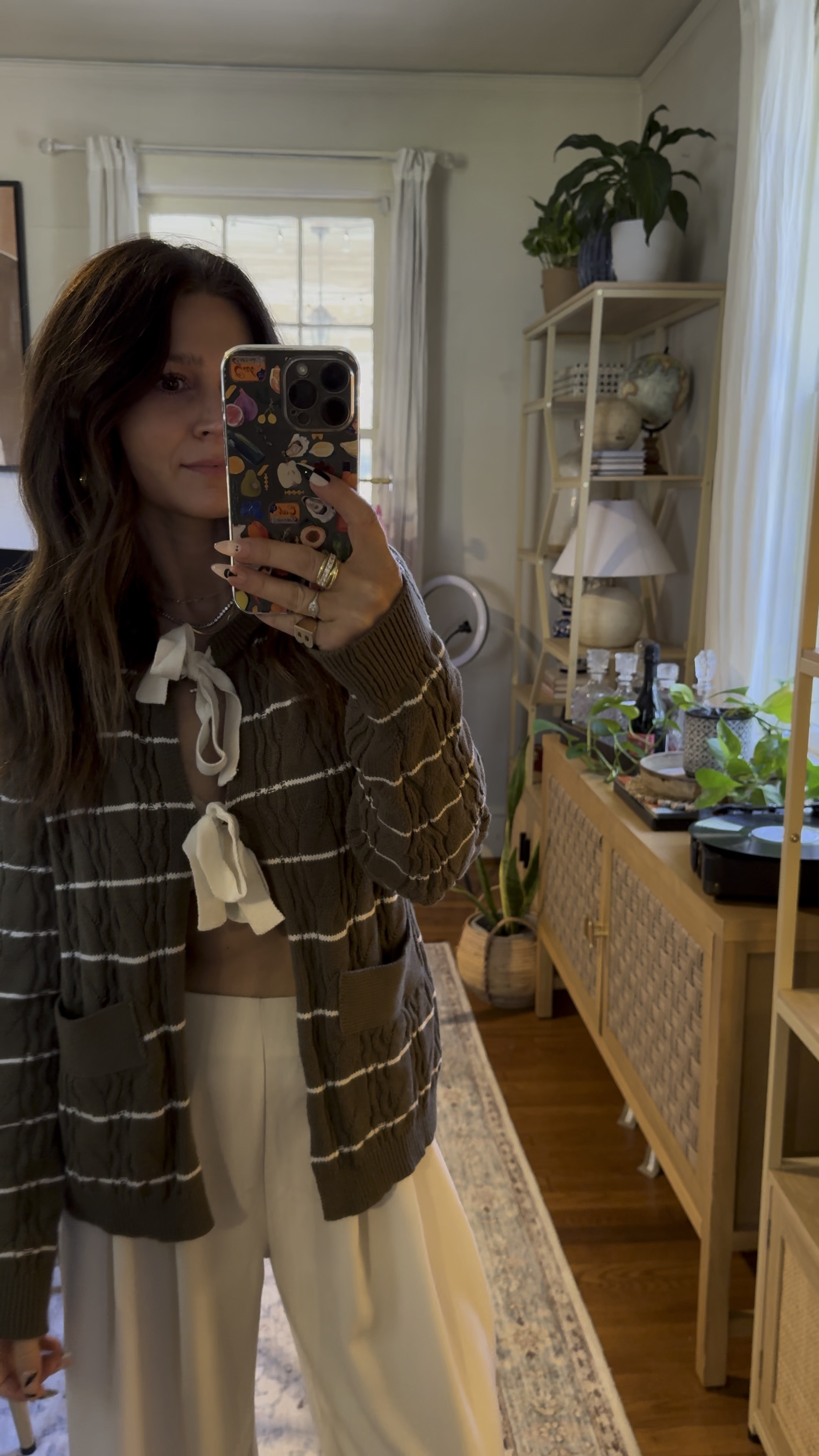 Amazon. Fall style. Top. Affordable fashion. Mom style. College style. Casual style. Weekend vibes. Bow tie top. Green. Sweater weather  

#LTKVideo #LTKFindsUnder50 #LTKSeasonal