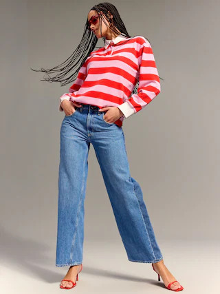 Old Navy x Christopher John Rogers Oversized Rugby Top | Old Navy (US)